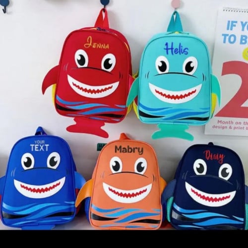 حقيبة ظهر اطفال شاملة كتابة اسم الطفل