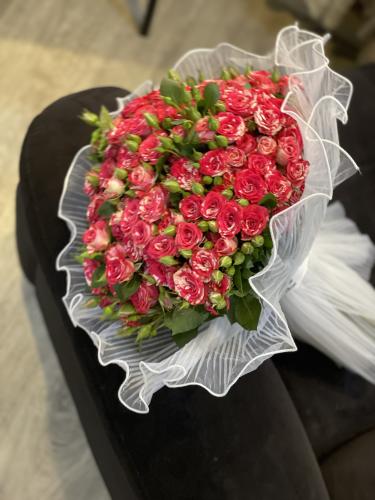 بوكيه 50 غصن بيبي روز