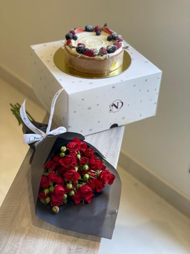 تشيز كيك وبيبي روز