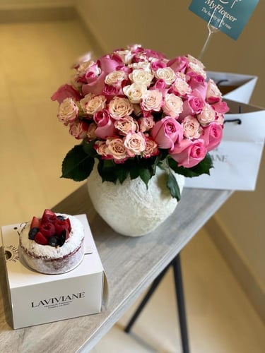 فازة الروز والبيبي روز و ريد فلفيت