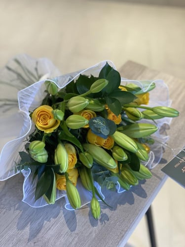 بوكيه الليليوم و الجوري