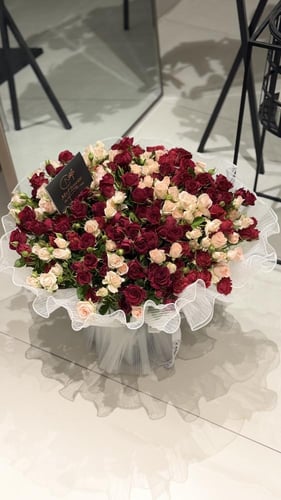 بوكيه 50 غصن بيبي روز