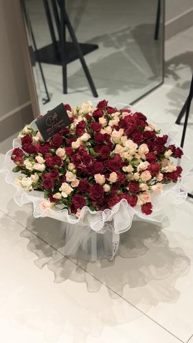 بوكيه 50 غصن بيبي روز