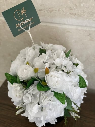 فازة تنسيق هيدرنجا و جوري ..