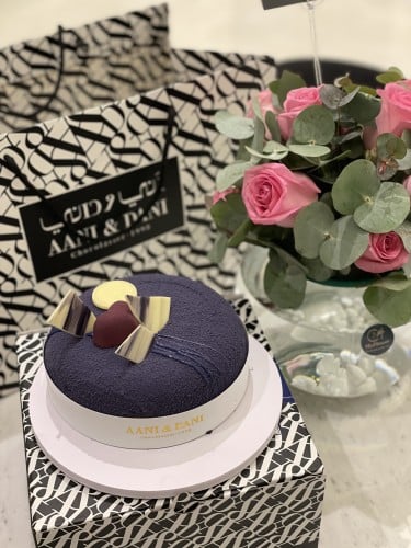 كيك بلو فلفت و فازة سمك