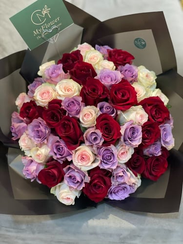 بوكيه 60 ورده جوري