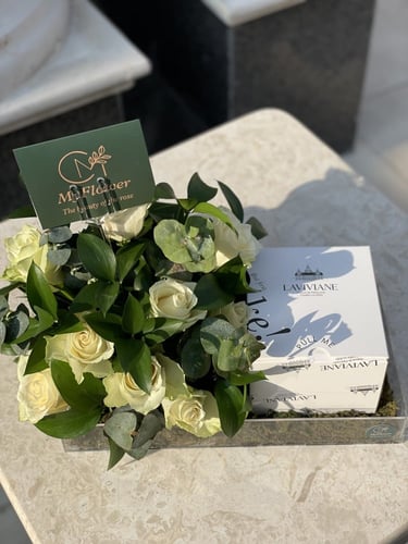 لافيفان بالليمون وقاعدة جوري