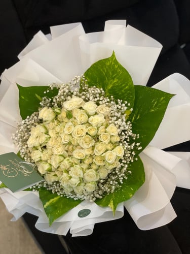 بوكيه 20 غصن بيبي روز