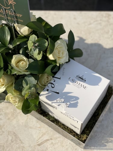 لافيفان بالليمون وقاعدة جوري