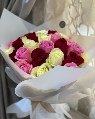 بوكيه 30 ورده جوري