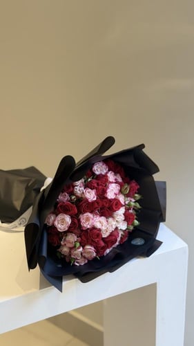 بوكيه 20 غصن بيبي روز