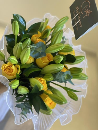 بوكيه الليليوم و الجوري