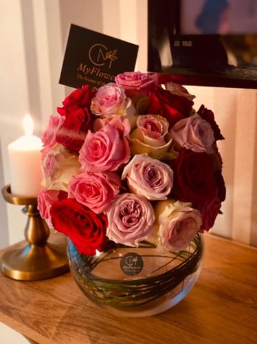 فازا من 40 ورده جوري