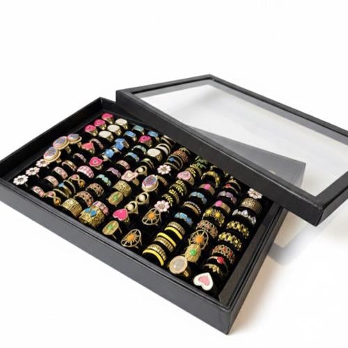 Rings with diverse and colorful designs