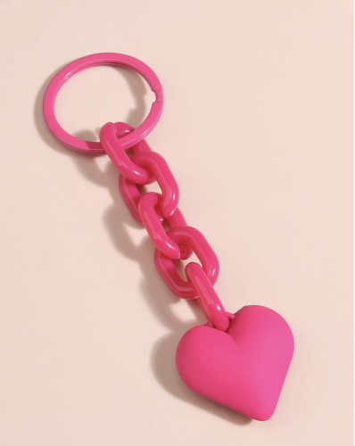 Keychain necklace relationship heart
