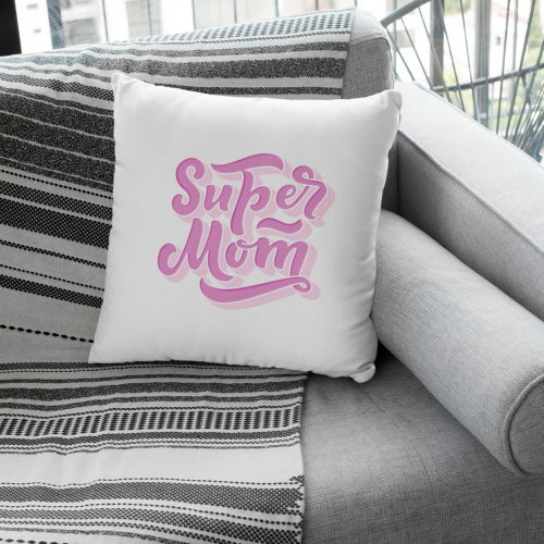 وسادة تصميم Super Mom