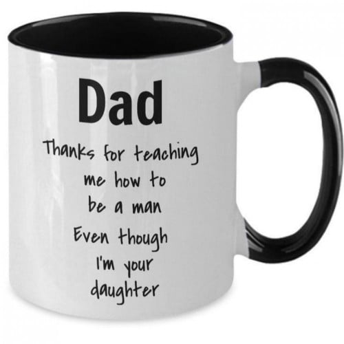كوب DAD thanks for teaching me