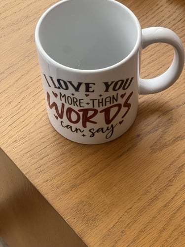 كوب "حب للأبد مع ورد" | هدية رومانسية مثالية