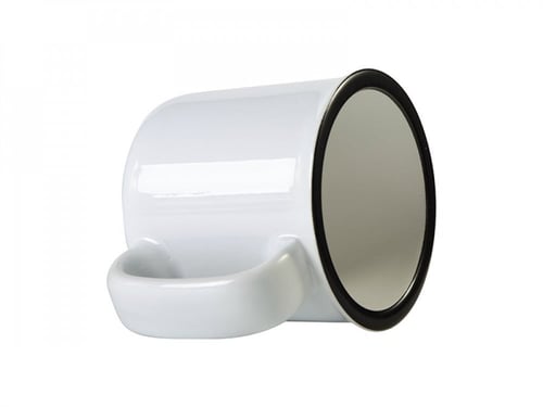 طباعة كوب سيراميك بحافة سوداء بتصميمك الخاص