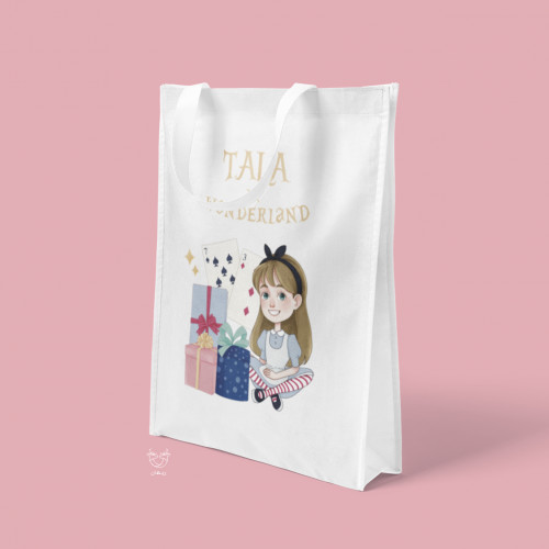 كيس هدايا بناتي Wonders مع إمكانية إضافة الاسم