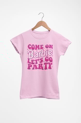 تيشرت باربي come on Barbie lets go party