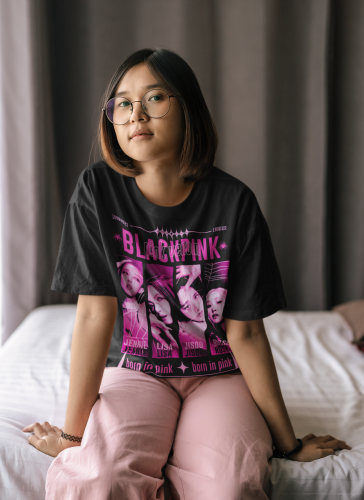 تيشرت K-pop - BLACK PINK