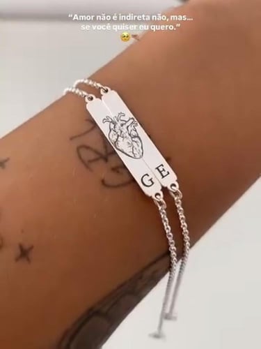 أساور كبلز القلب المقسوم