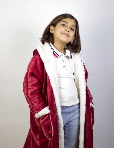 فروه شتوي للاطفال بلاسم