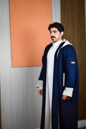 فروة دبل فيس لون كحلي مع سكري