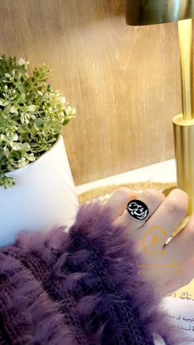 خاتم ملكي فضه بلاسم حسب طلبك