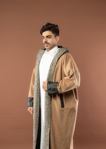 فروه رجالي جوخ دبل فيس وشال