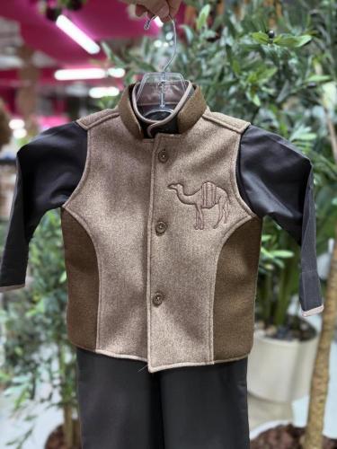 طقم الأطفال _ثوب_سديري بالإسم