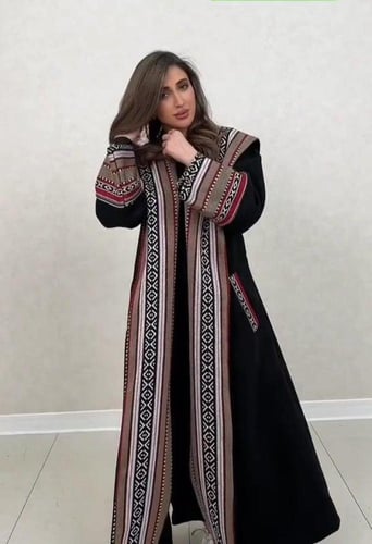 عبايه سدو تراثي معا قبعه