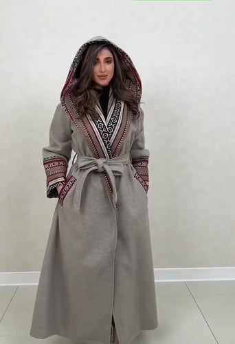 عبايه سدو تراثي معا قبعه