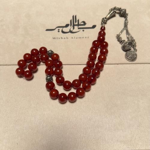 Beautiful brown-colored Tasbih with two rows