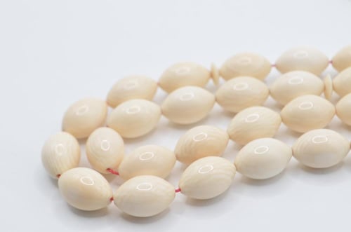 عاج ناب الفيل ساده مع شاهد منقوش