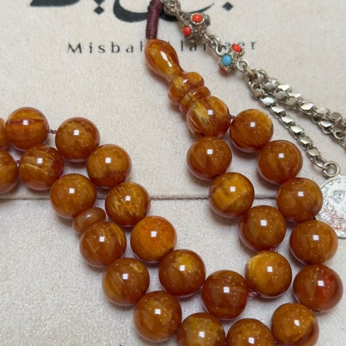 سبحة فاتوران لون جميل كركوشه فضة