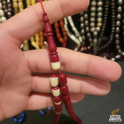 سبحه كره بلياردو قديم خراطه جديدة لون عنابي مميزة