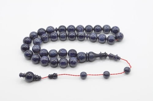 سبحه فاتوران ألماني لون كحلي معرق