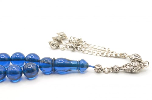 سبحة سندلوس ألماني لون ازرق شفاف