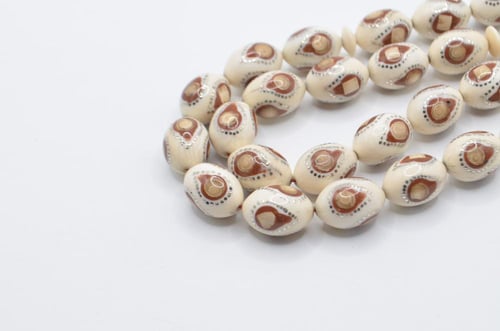 عاج ناب الفيل مطعم بالفضه و الكوك