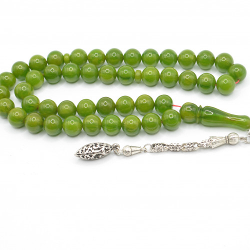 سبحه سندلوس ألماني لون اخضر جميل 45 خرزه