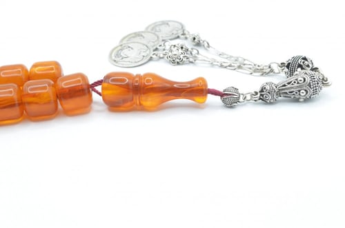 سبحه فاتوران ألماني لون القهوه قصه كويتية