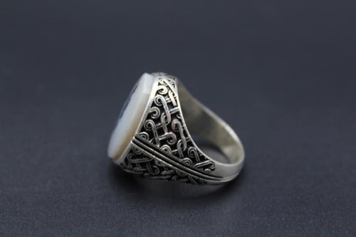 عقيق يماني مشجر مقاس 9 انجليزي _ 20 عربي