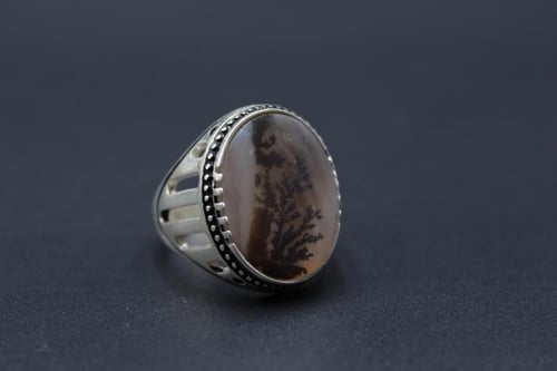 عقيق يماني مشجر مقاس 9 انجليزي _ 20 عربي