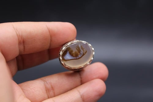 عقيق يماني مشجر مقاس 9 انجليزي _ 20 عربي