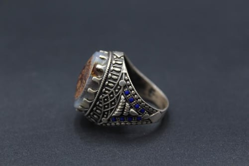 عقيق يماني داوودي مقاس 9 انجليزي _ 20 عربي