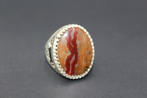 عقيق يماني خرائطي مقاس 9 انجليزي _ 20 عربي