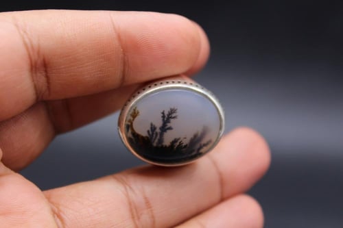 عقيق يماني مشجر مقاس 11.75 انجليزي _ 27 عربي