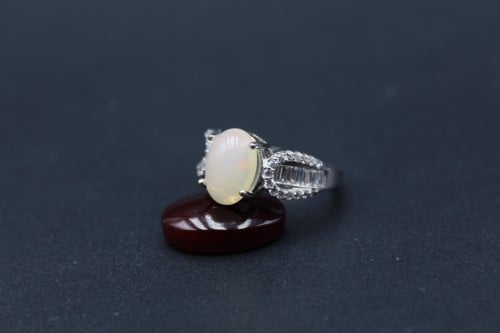 خاتم اوبال اثيوبي مقاس 7 انجليزي _ 15 عربي